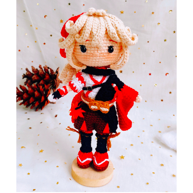 Genshin impact Kazuha [ HANYA CROCHET PATTERN/ AMIGURUMI PATTERN BUKAN BONEKA JADI ]