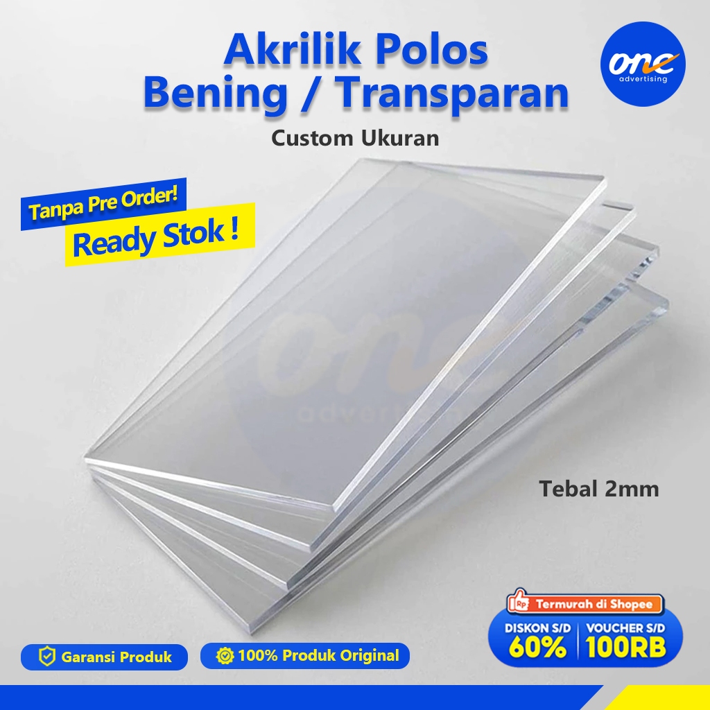 

Akrilik 2mm 3mm Laser Cutting Bening Ready Stock Akrilik Bening Transparan 2mm 3mm