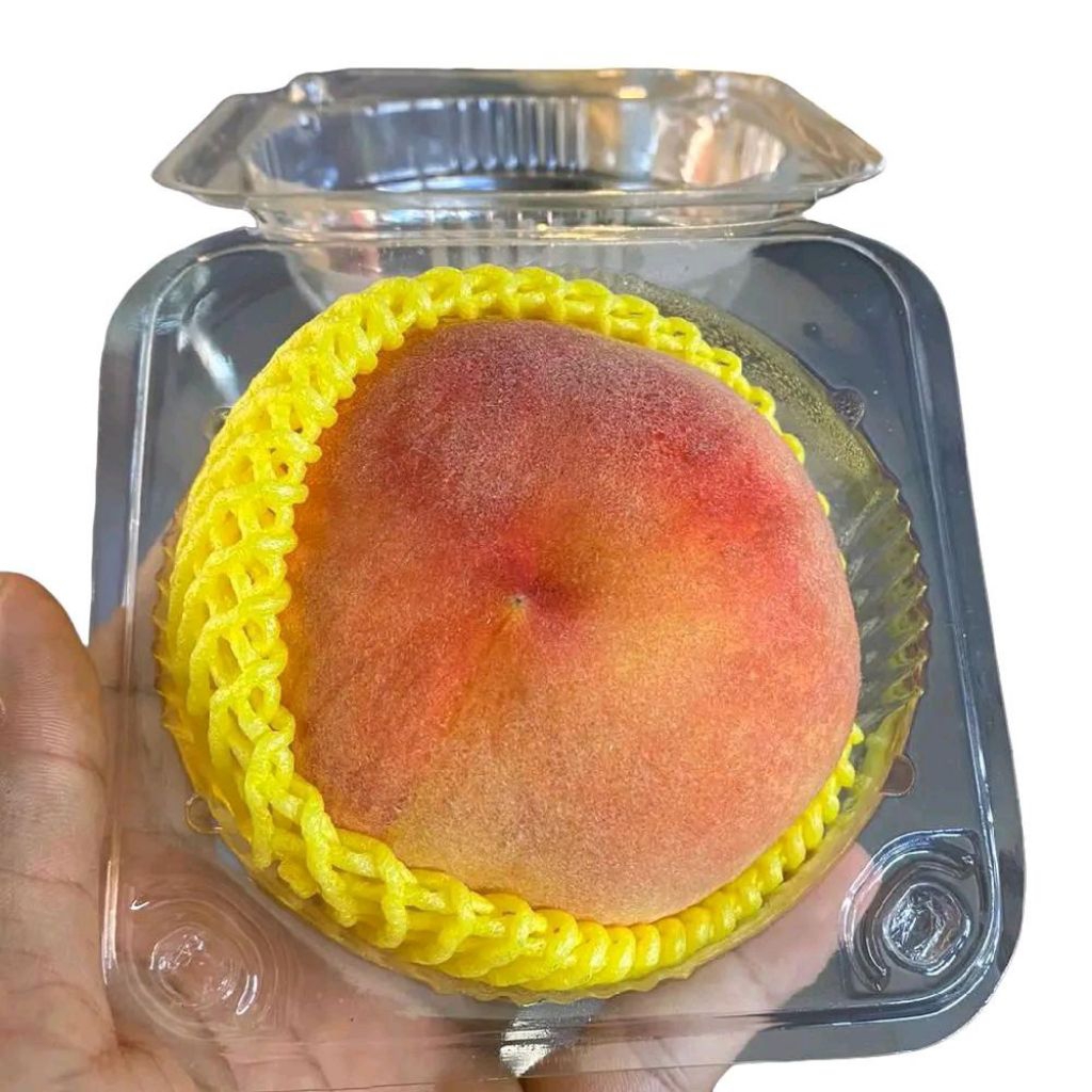Promo buah peach yellow Korean peach fresh 1 kg