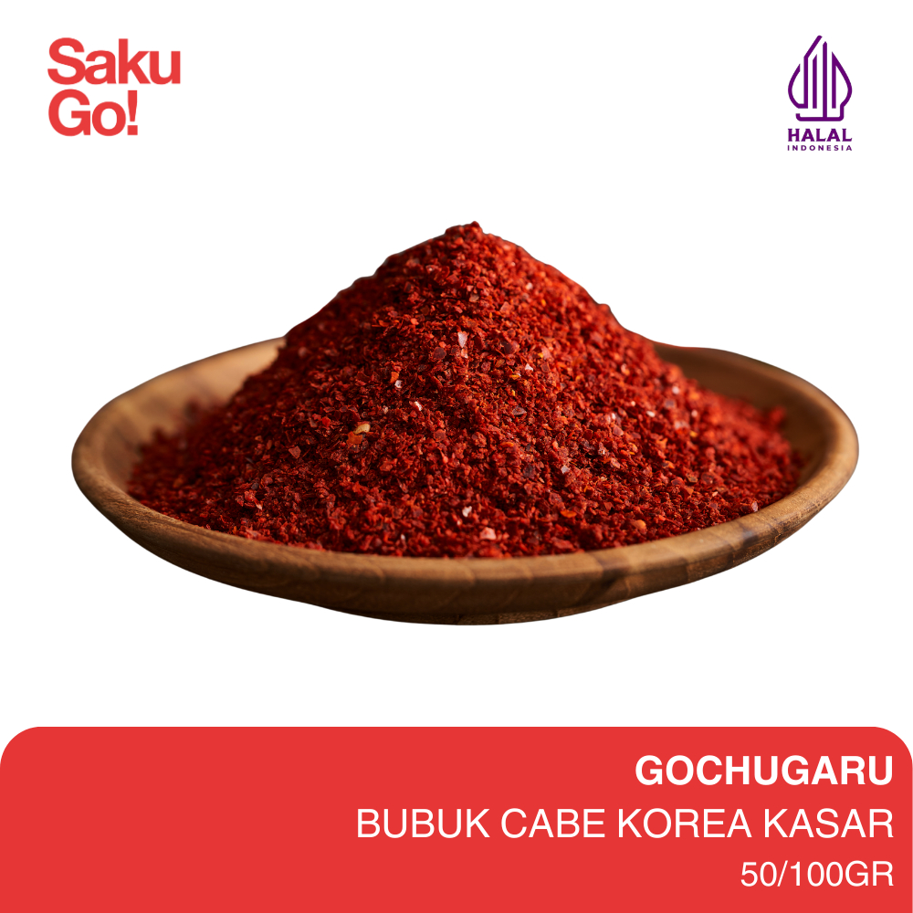 Gochugaru Cabe Bubuk Kasar Korea 50gr Halal Bubuk Cabe Kasar Kimchi