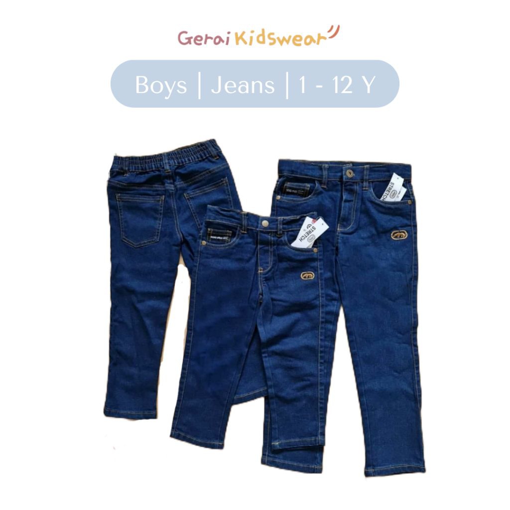 Celana Jeans Anak Laki Laki Ecko 3-12 Tahun