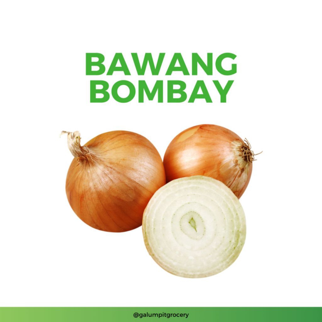 

Bawang Bombay Segar 230-250gr | Kirim Instant Bandung Timur