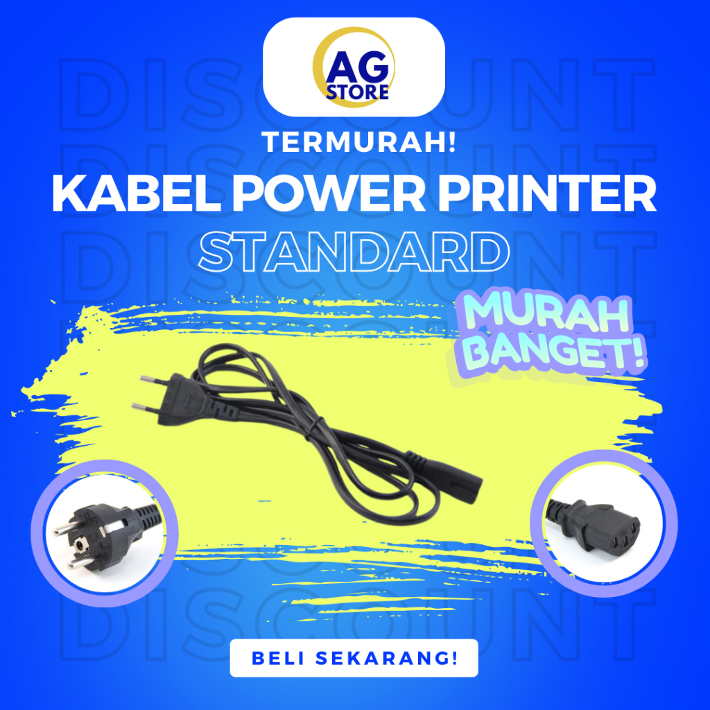 KABEL POWER PRINTER TERMURAH SE-SHOPEE