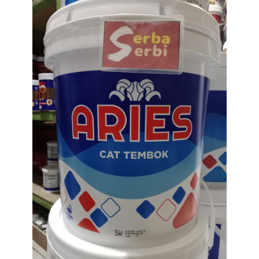 (ARIES 20KG) Cat air dinding tembok wall paint 20kg Aries Avian brand (instant)