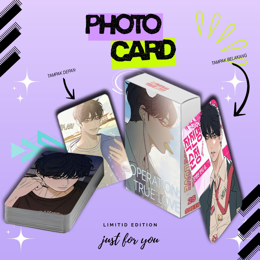 PHOTOCARD SET EUNHYEOK GO PART2 WEBTOON OPERATION TRUE LOVE PREMIUM 25 SHEET