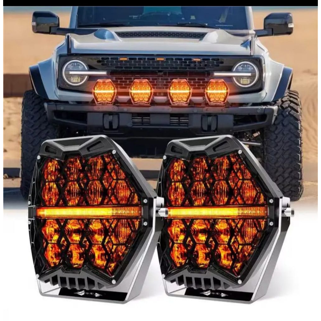 Lampu Tembak Sorot Offroad Spotlight ARB Bemper Model Rigid Baja Designs Taft Hardtop Cherokee CJ7 L
