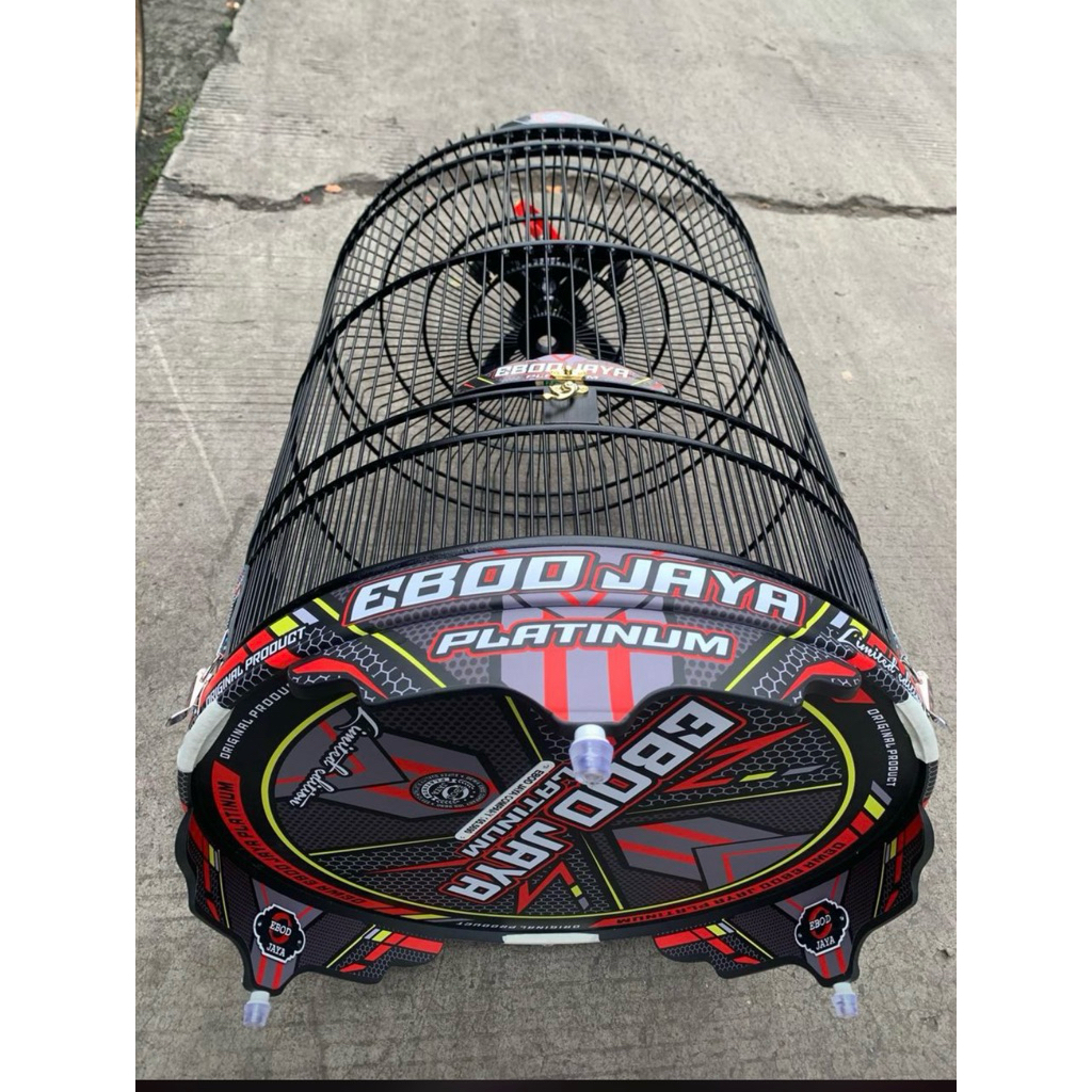 Sangkar Kandang Murai Ebod Dekal Pvc Ruji Fiber