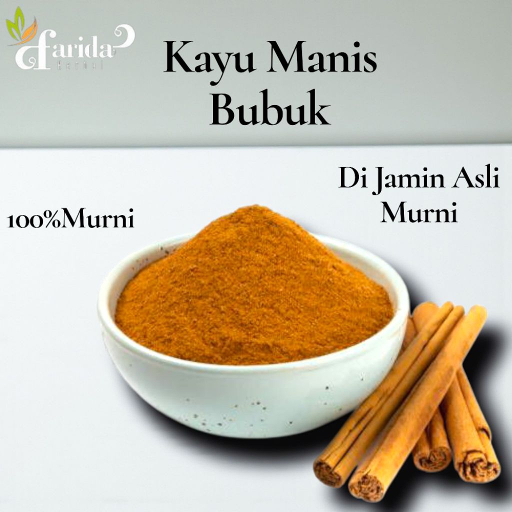 Kayu manis Bubuk 1Kg/Asli Murni Kayu Manis Bubuk 1Kg