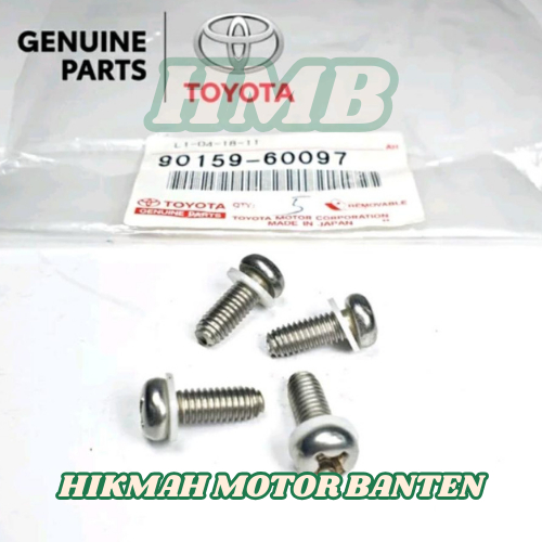 Baut Grill Kacamata Lampu Depan Grill Toyota Hardtop FJ40 BJ40 4 pcs