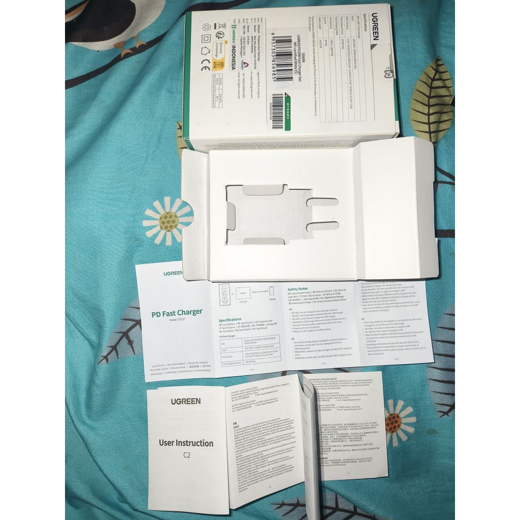 charger ugreen 20w iphone