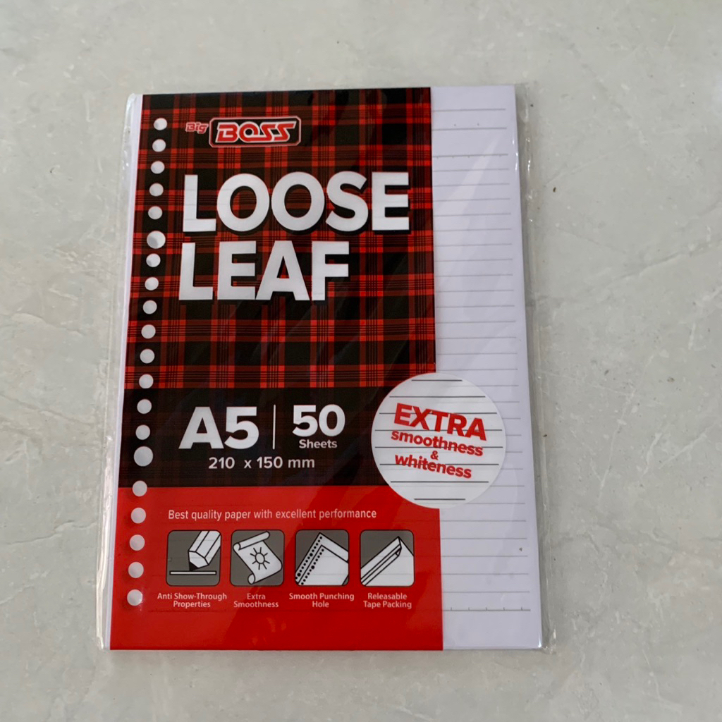 

Big Boss A5/Isi Binder/Kertas isi Ulang Bergaris