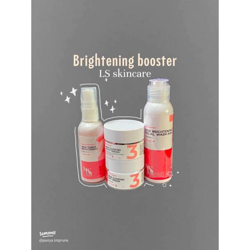 Ls Skincare Brightening Booster Ls Reborn original - Skincare BPOM