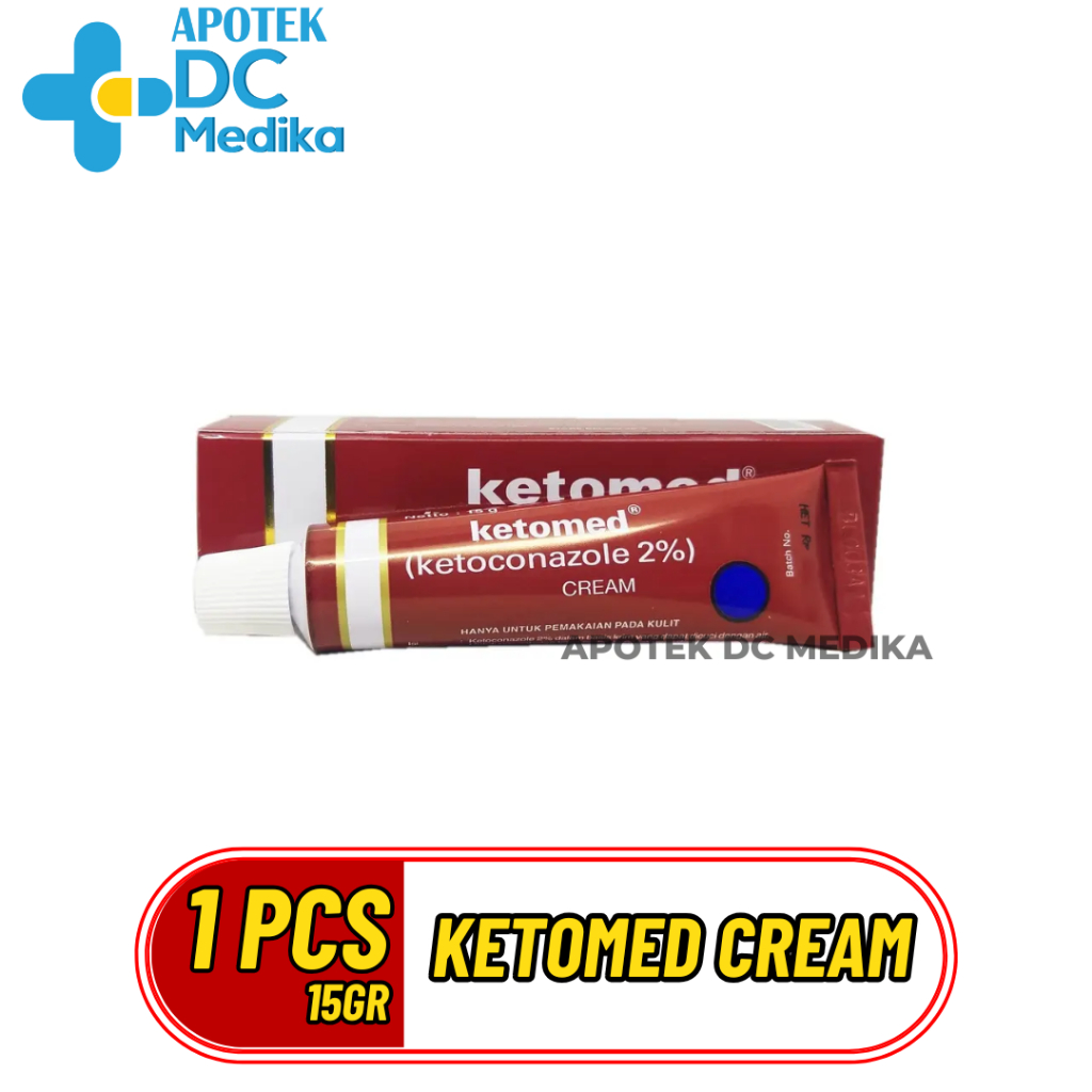 Salep ketomed 15gr salep jamur gatal kadas kurap krim jamur eksim
