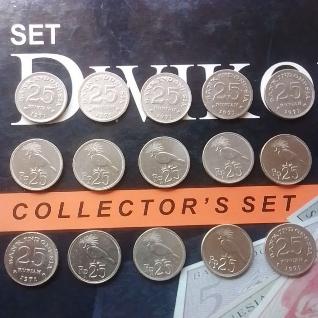 UANG KOIN KUNO 25 RUPIAH TAHUN 1971