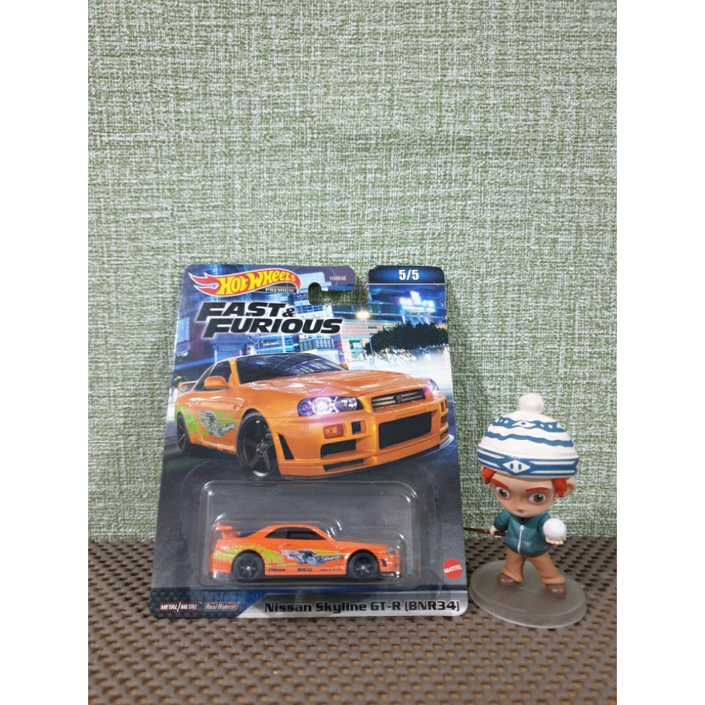 Hot Wheels - Nissan Skyline R34 Fast & Furious Orange