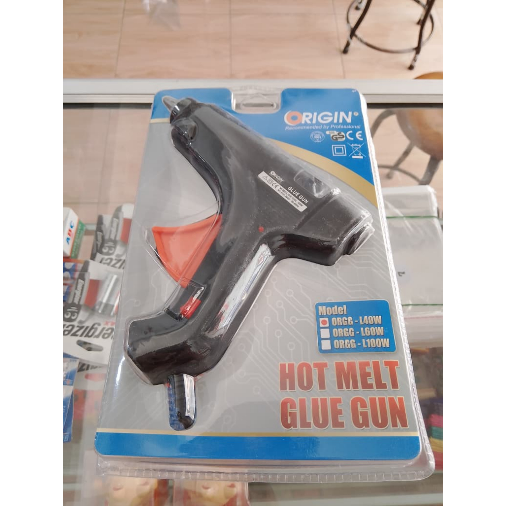 ORIGIN GLUE GUN / ALAT LEM  BAKAR TEMBAK BESAR 40 WATT ON OFF