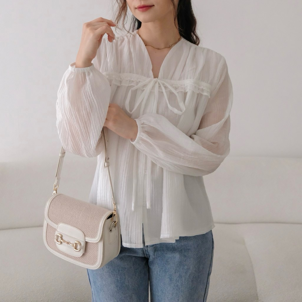 her apparel sheer top