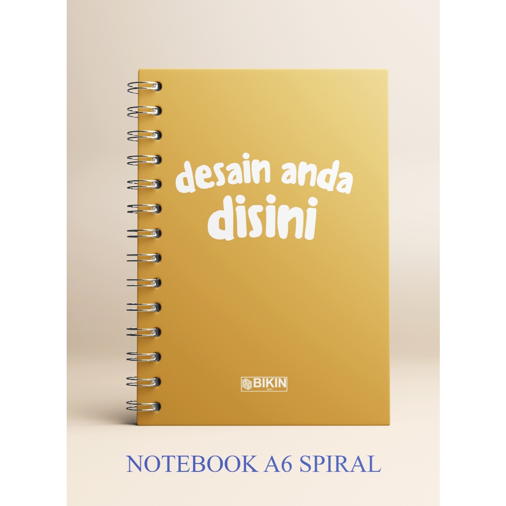 

NOTEBOOK A6 SPIRAL BUKU CATATAN SEKOLAH SEMINAR NASIONAL CUSTOM MURAH