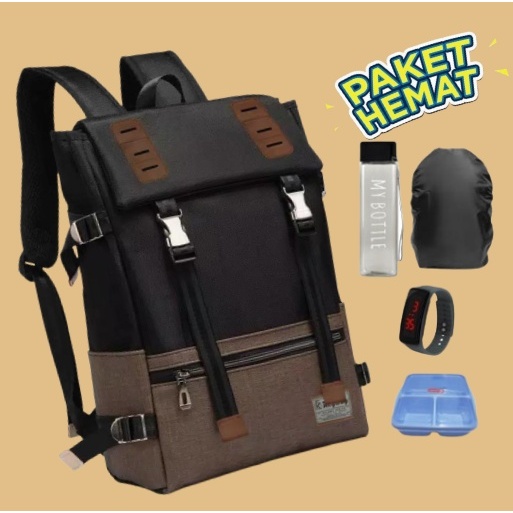 Tas Ransel Sekolah Pria Backpack SD/SMP/SMA Ransel Pria Keren Terbaru Tas Ransel Pria Keren Terlaris