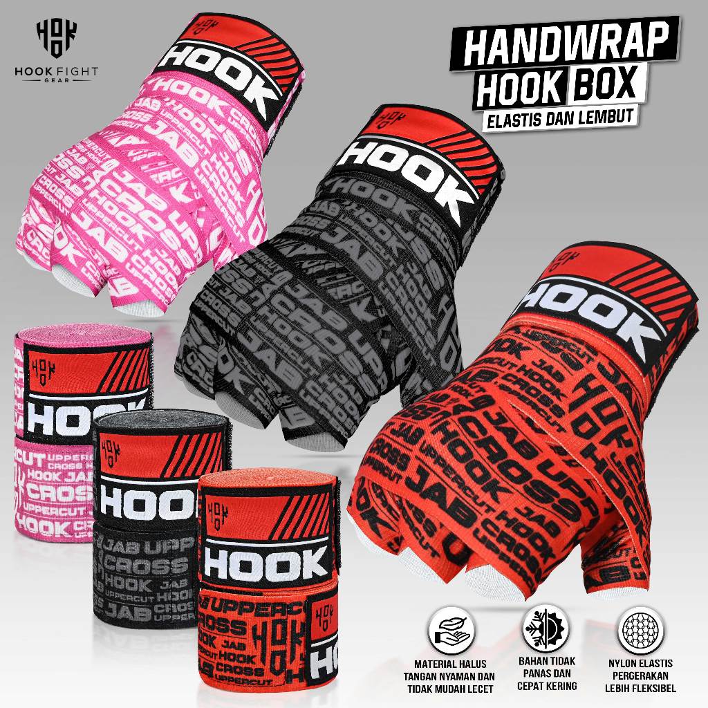 Hand Wrap Muay Thai Hoo Fight Gear Handwrap Boing Hoo Boing Wrap Hoo Muay Thai Wrap Hoo