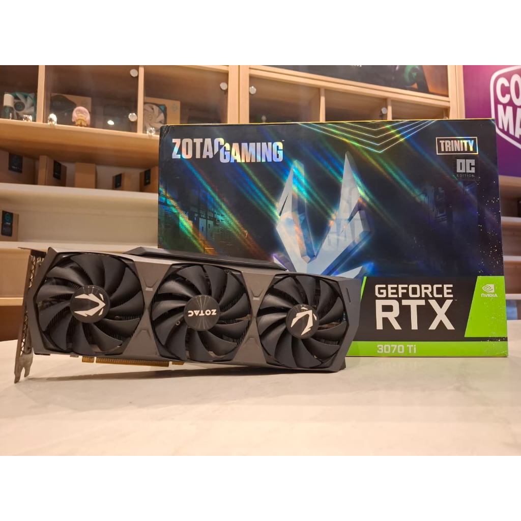 VGA NVIDIA ZOTAC GAMING RTX 3070 Ti TRINITY 8GB GDDR6X - VGA 3070Ti | Second 2ND