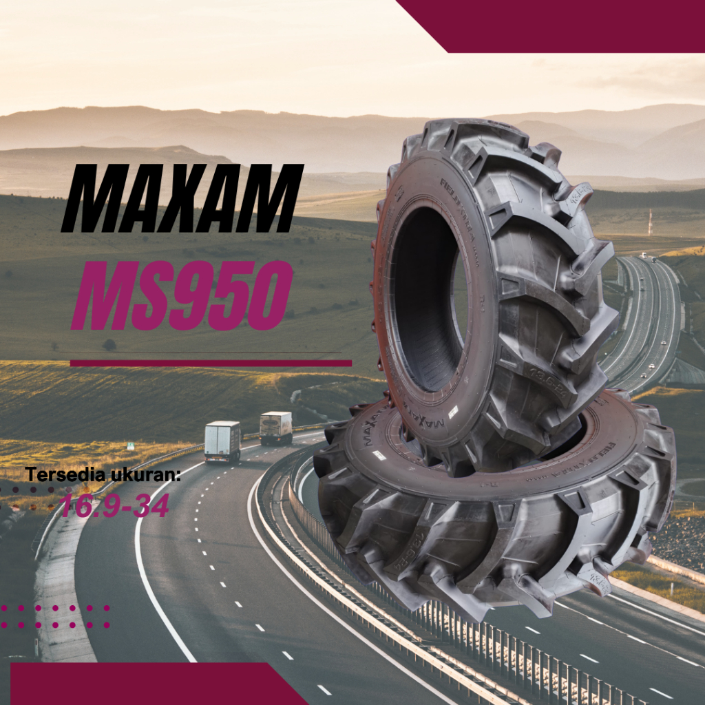 BERLIAN BAN MAXAM Ban Traktor 16.9-34 MS950