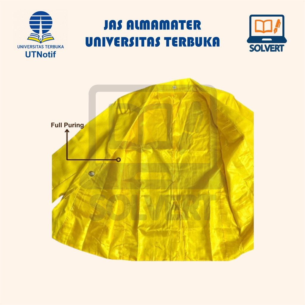 best sale ready stock jas almamater universitas terbuka ut - jaket jas almet kampus mahasiswa