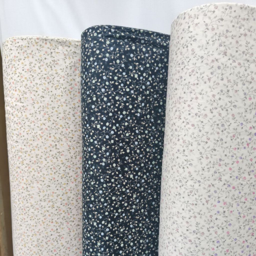 Katun Jepang Motif Bunga kecil | Japan Design by Tokai Senko