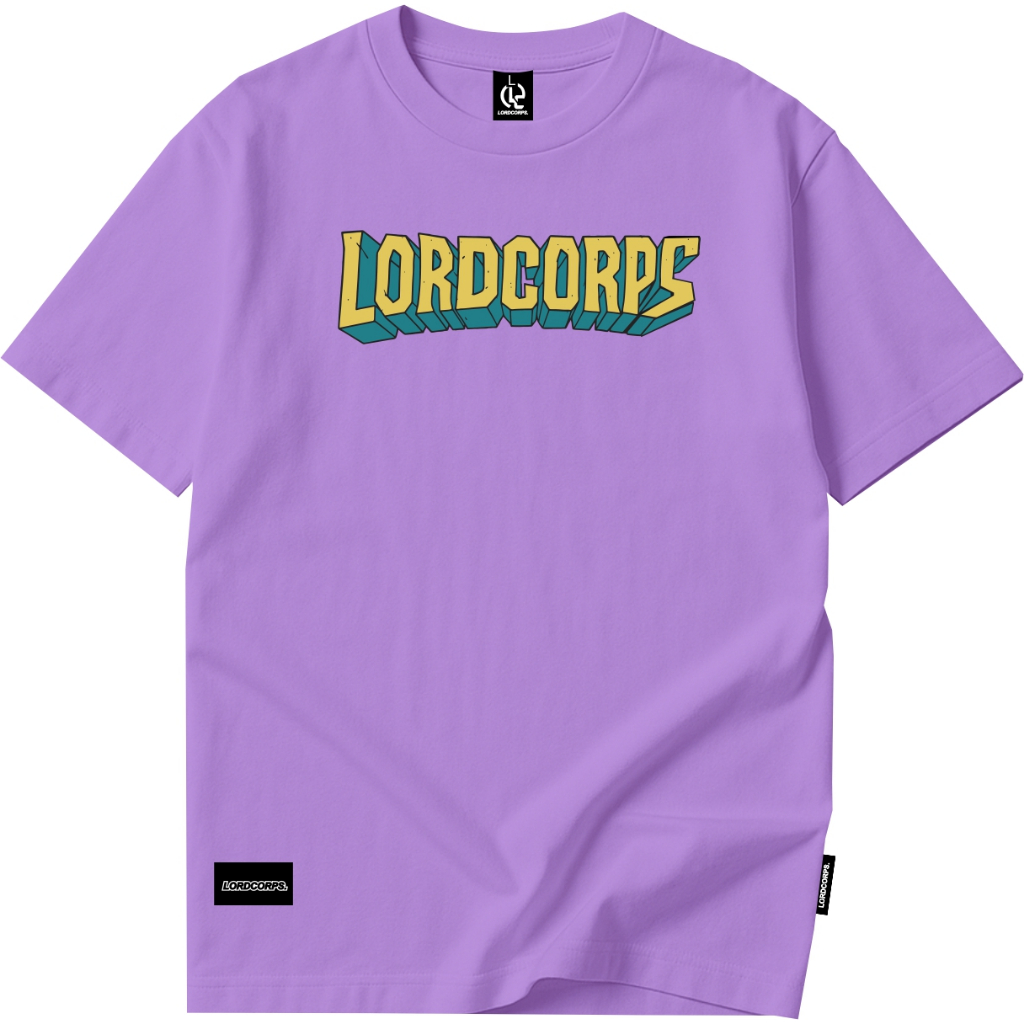 Pakaian pria kaos distro art capella tshirt ungu muda