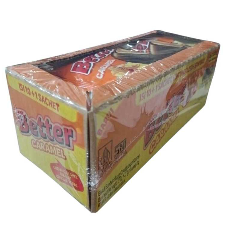 

Better Caramel Wafer Krim Karamel Cokelat 10+1 270g