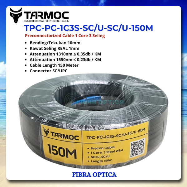 Kabel FO Preconnectorized 150 Meter/Precon FO 150 Mtr Dropcore