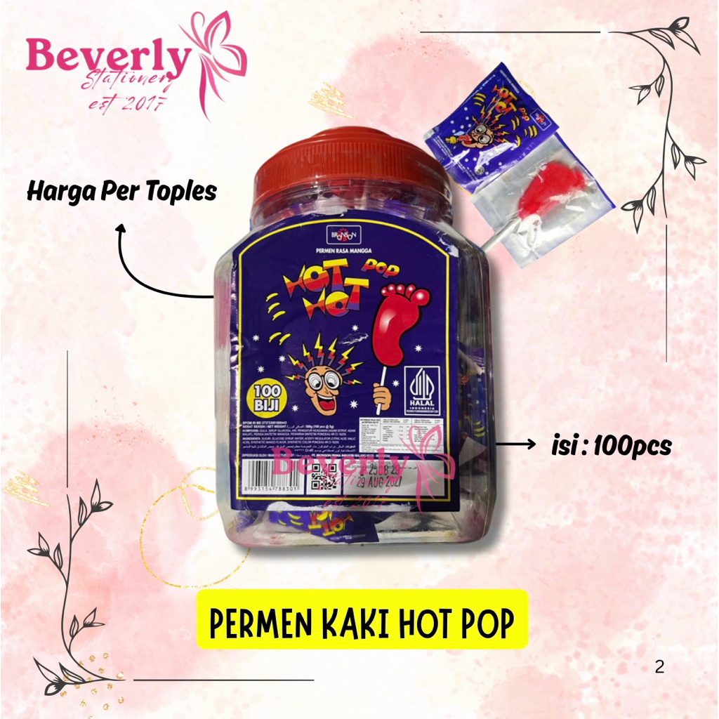 PERMEN KAKI MERAH / HOT HOT POP