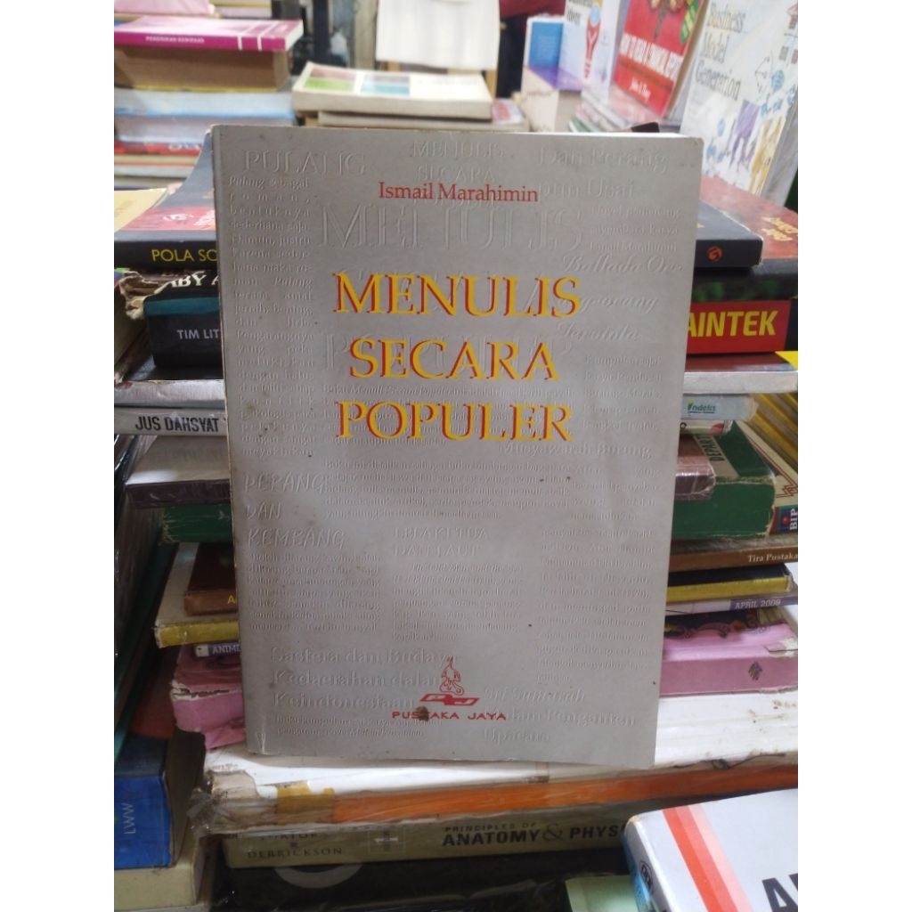 buku menulis secara populer by Ismail marahimin original
