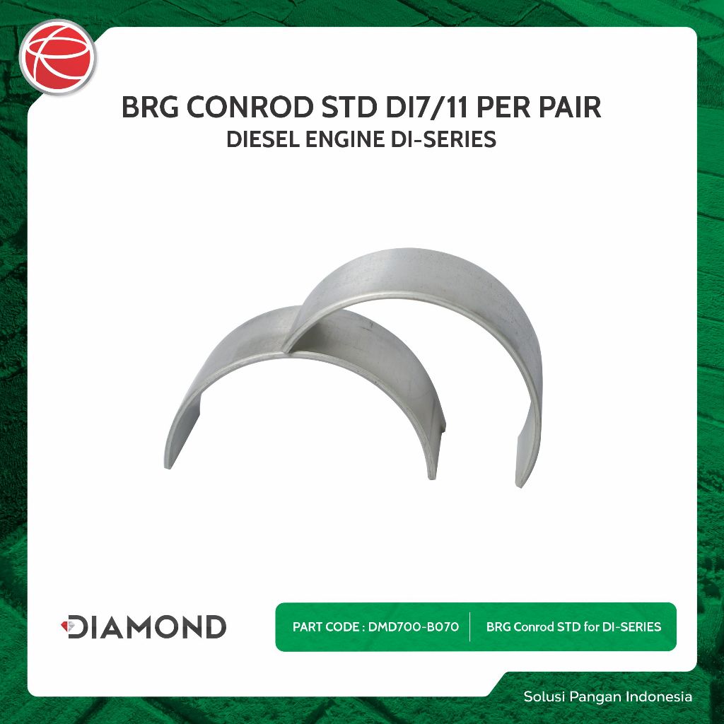 BRG CONROD STD DI7/11 PER PAIR / SPAREPART FOR DIAMOND DIESEL ENGINE DI 700/ MESIN DIESEL 7HP / MESI