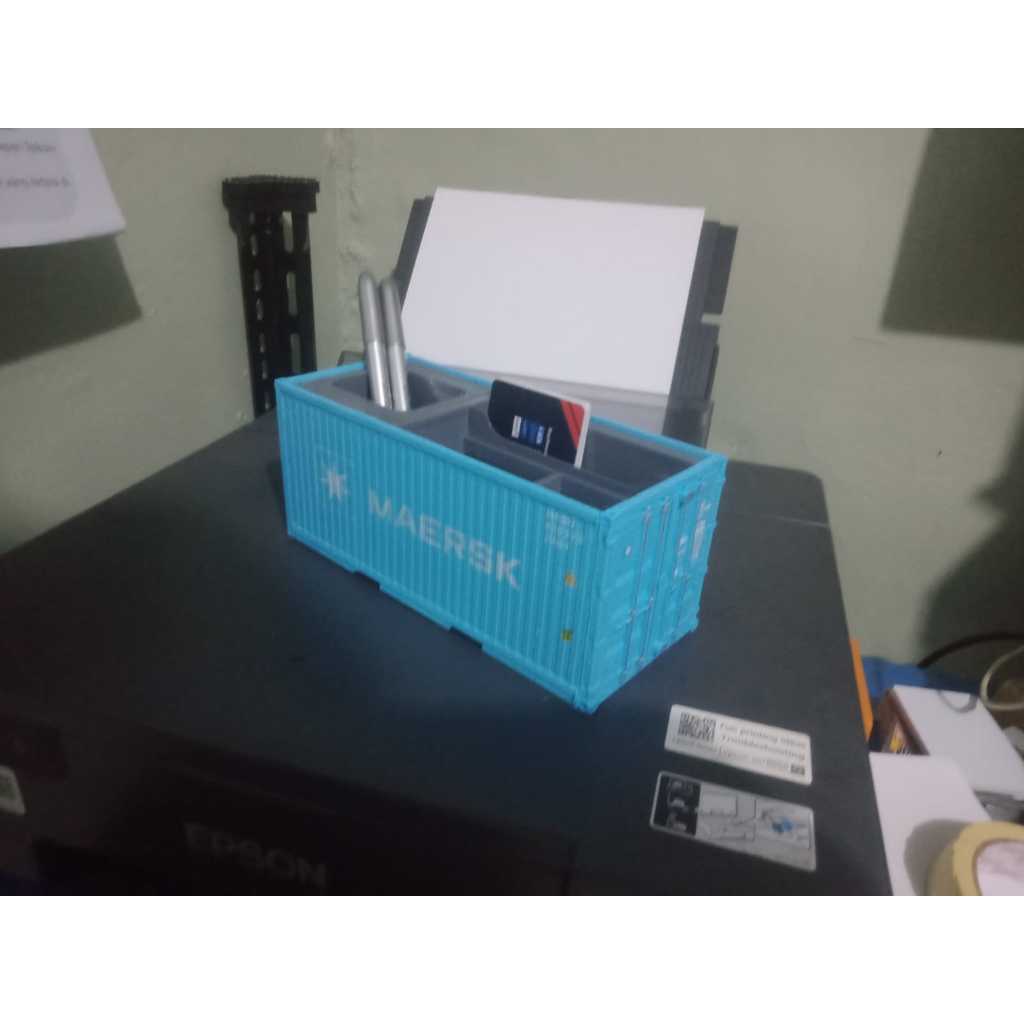 Paket Pembuatan Custom Tempat Pensil container dengan logo atau brand sendiri