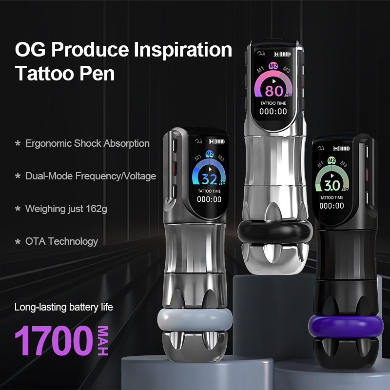 OG PRODUCE INSPIRATION WIRELESS TATTOO MACHINE / MESIN TATTOO OG PRODUCE INSPIRATION