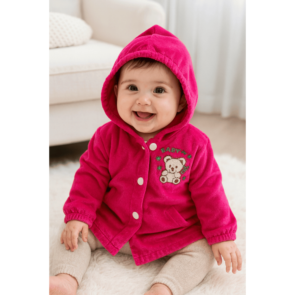 Jaket Bayi Perempuan Premium – Bahan Halus & Hangat | Luxekiddos