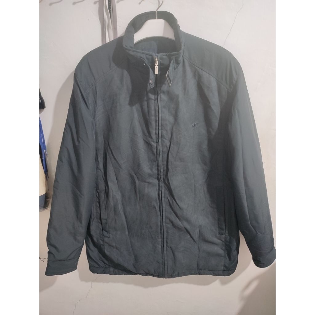 jacket casual besfa navy tebal XL