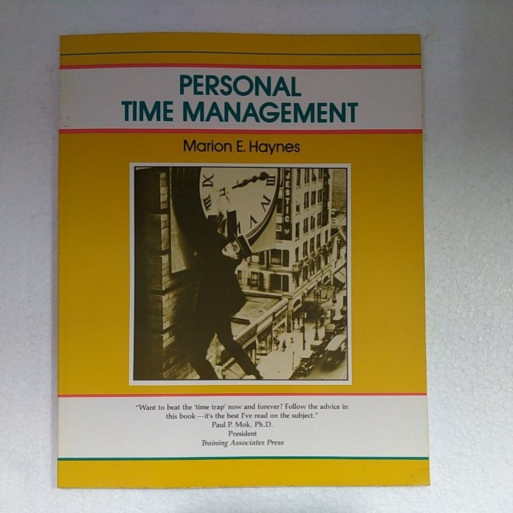 Buku Original PERSONAL TIME MANAGEMENT By Haynes