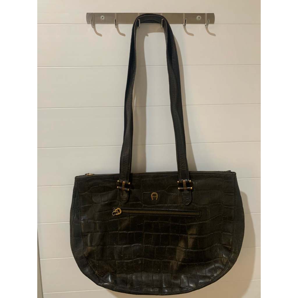 Preloved tas vintage wanita kulit asli