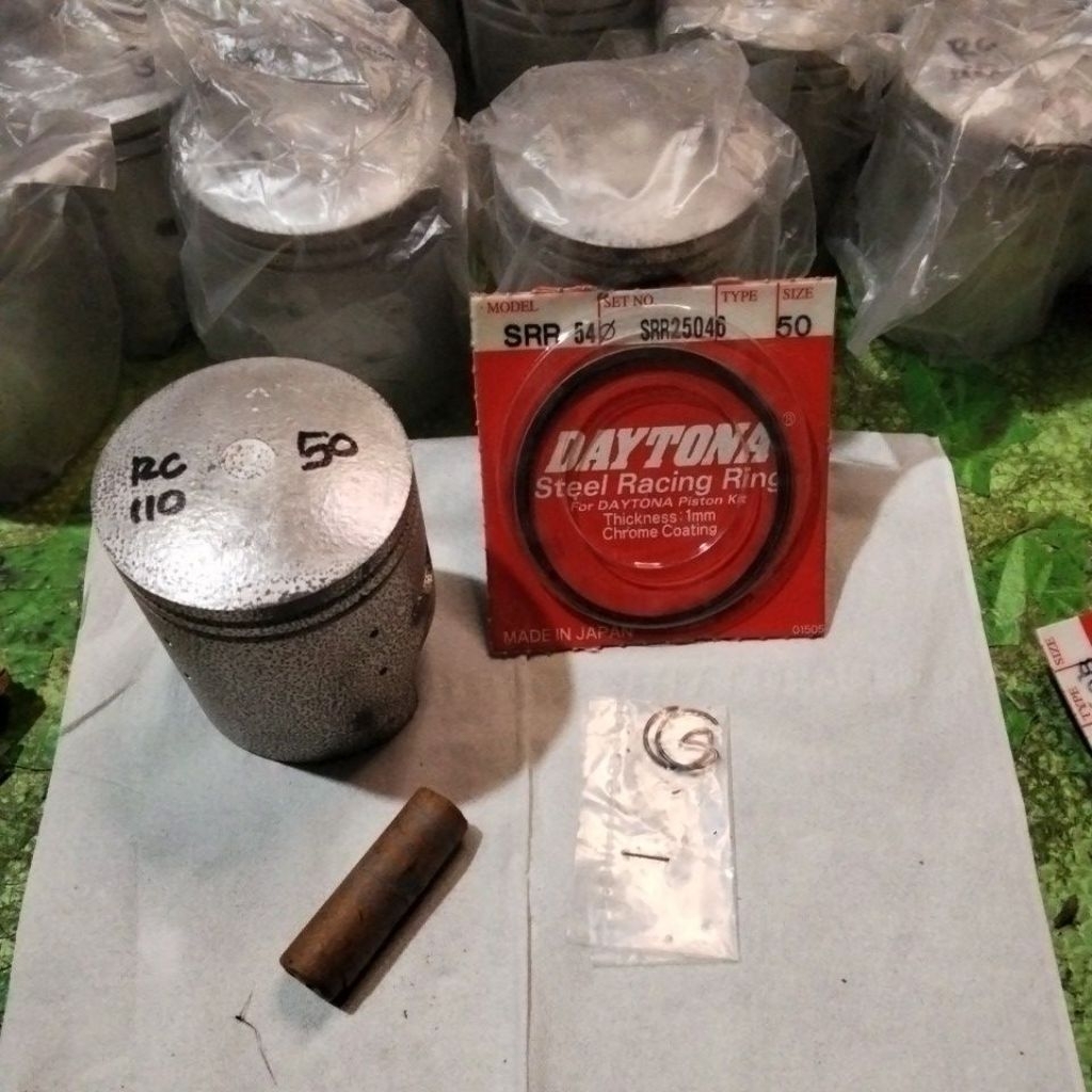Piston Seher Suzuki Crystal Tornado Gs Rc 110 Daytona Kit Racing Oversize Os 50 Japan Original Nos
