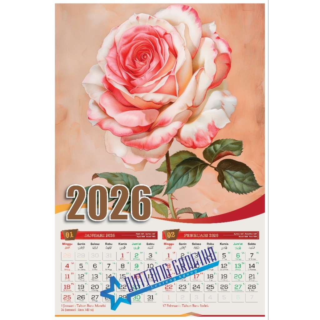 

KALENDER DINDING 2026 LENGKAP