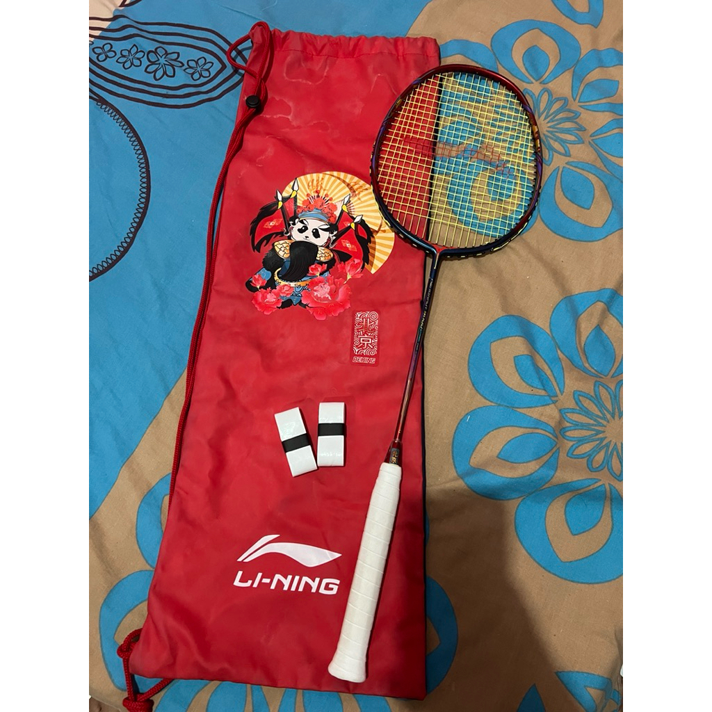 Raket Badminton Lining Aeronaut 9000 Combat Yuta Watanabe Limited Edition 3U G6 - Bekas, Original