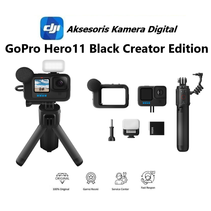 GoPro Hero11 Black Creator Edition Garansi Resmi Original - GoPro Hero 11 Black Creator Edition