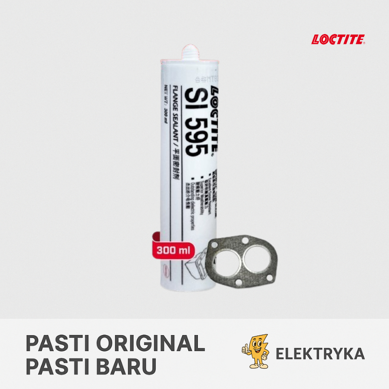 Henkel LOCTITE SI 595 Silicone Gasket Sealant Lem Silikon Bening 300ml