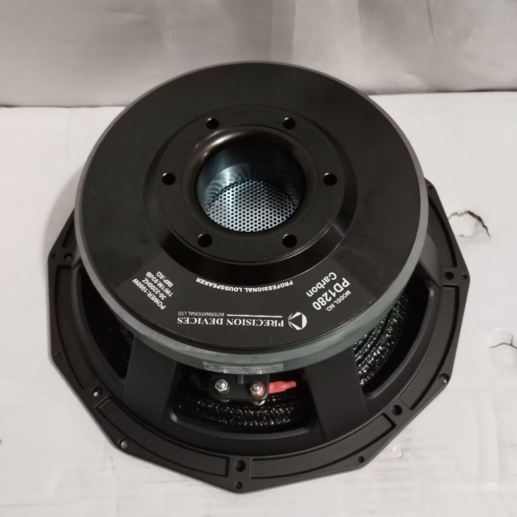SPEAKER PD 1280 CARBON 12 INCH FULL CARBON VOICE COIL 4 INCH ORIGINAL