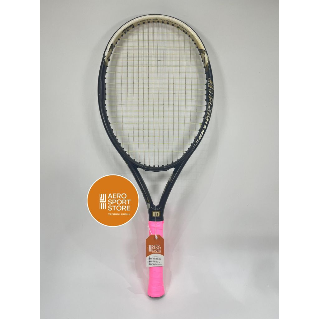 [ RAKET TENIS SECOND WILSON HYPER HAMMER 5.3 CLASSIC / 237 Gram - 110 in ]