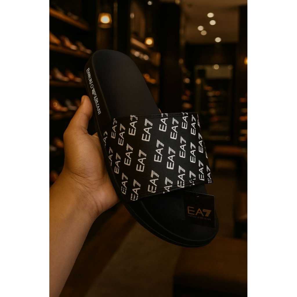 Sandal slip on pria premium anti slip anti air