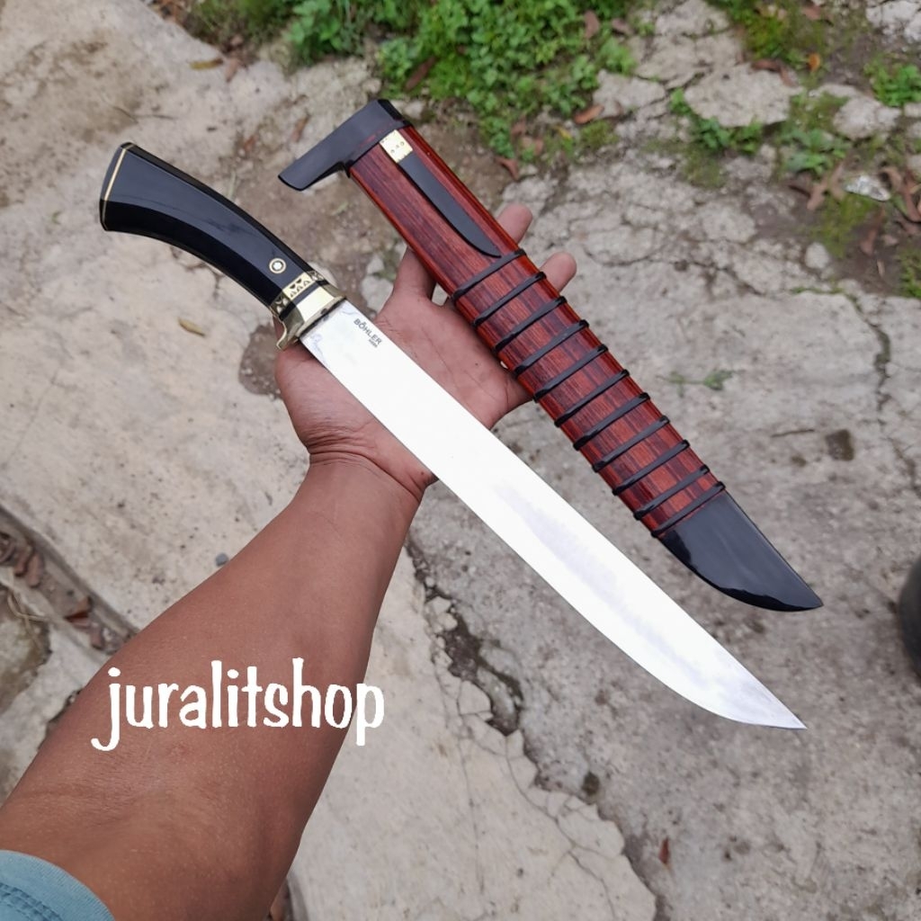 PISAU DAPUR BOHLER N695 GAGANG TANDUK PREMIUM