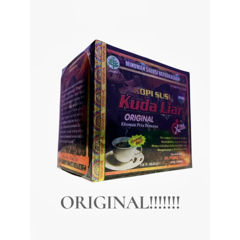 KOPI SUSU KUDA LIAR ORIGINAL isi 10 bungkus